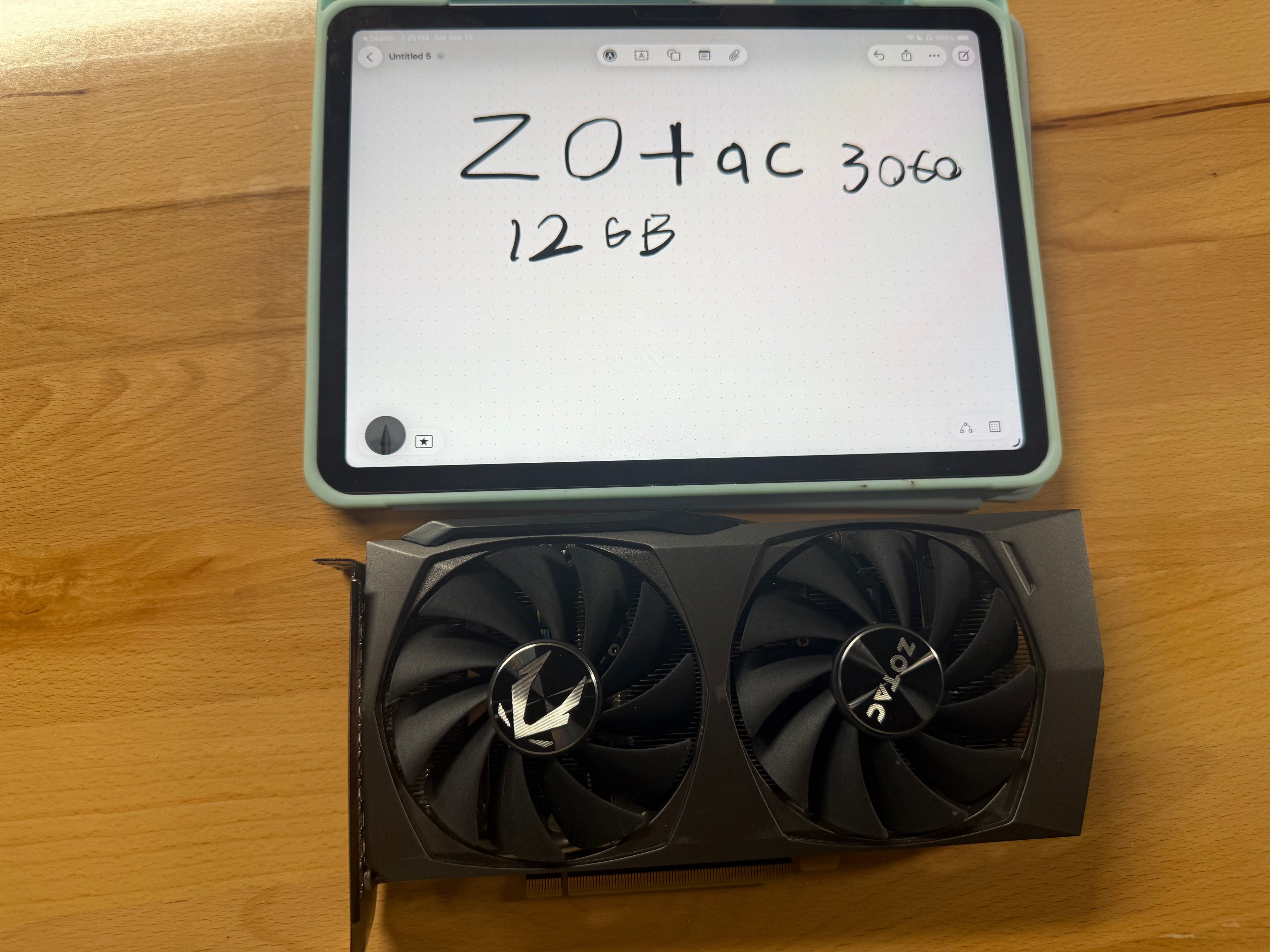 Zotac 3060 amp 12GB