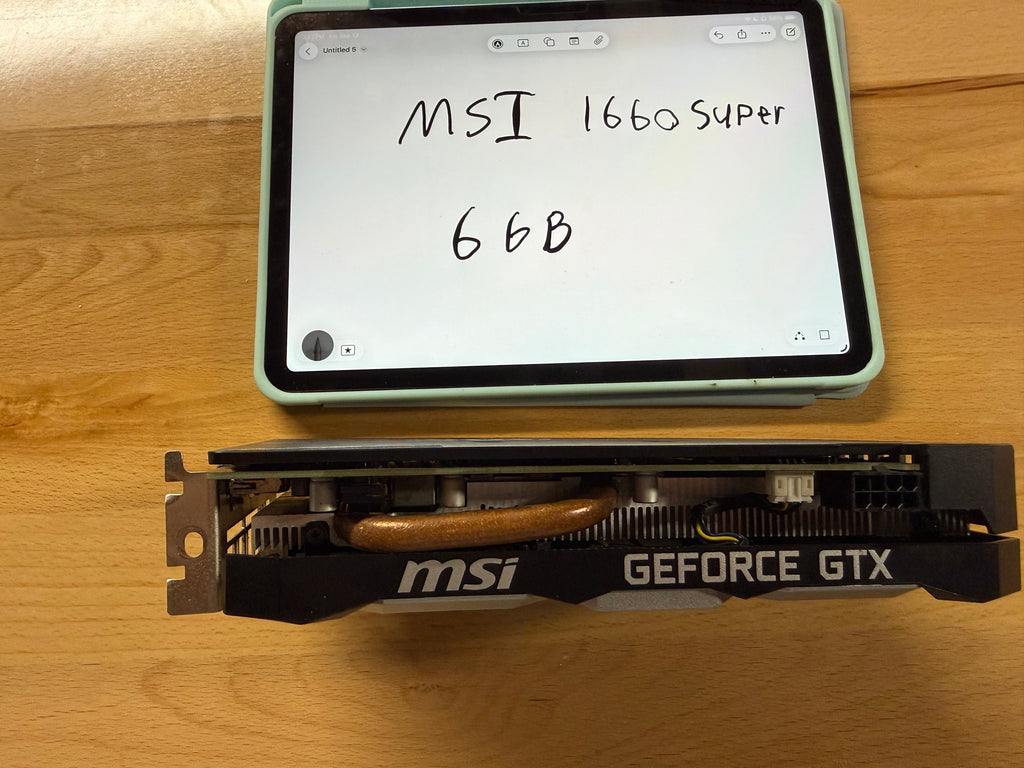 MSI 1660 Super 6GB