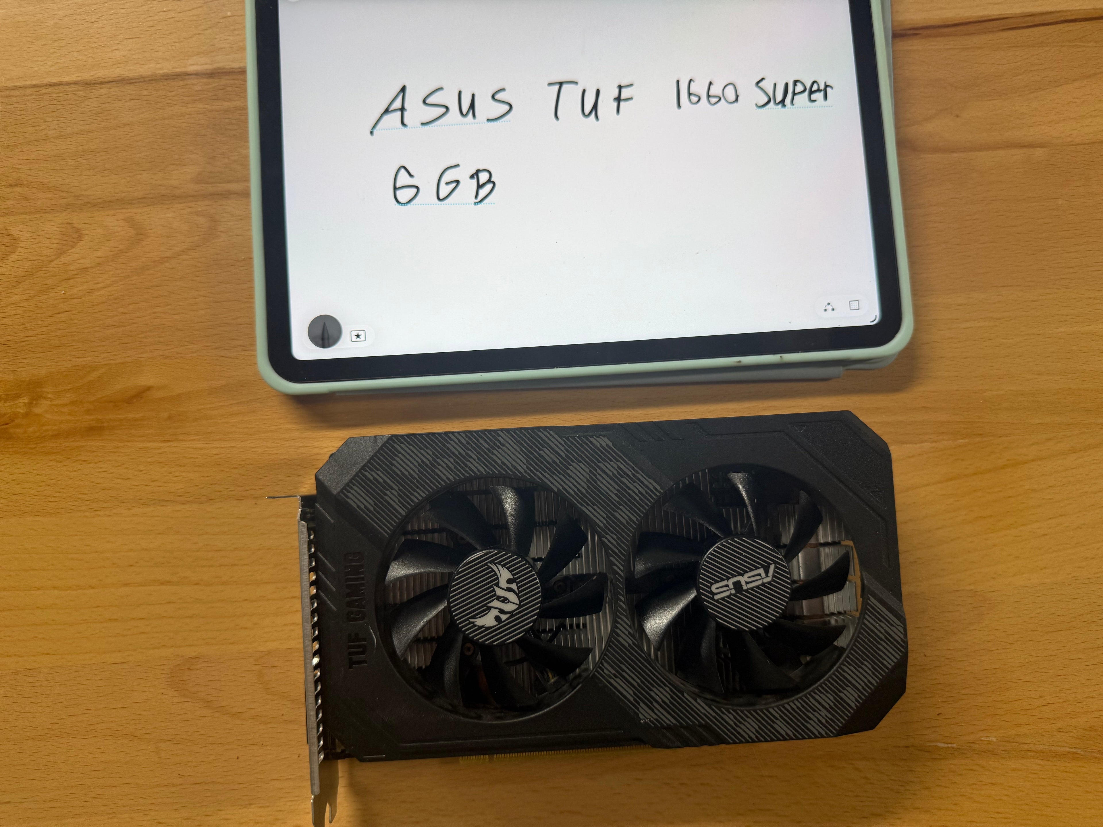 Asus 1660 Super 6GB