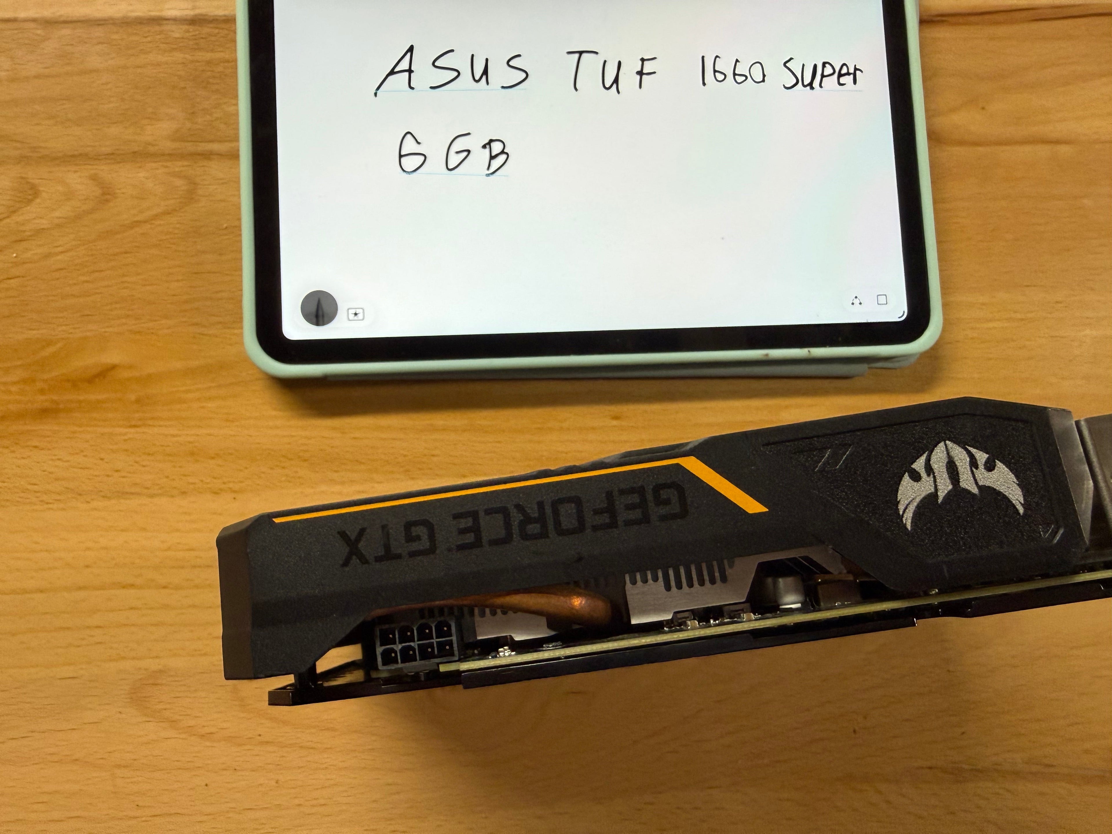 Asus 1660 Super 6GB