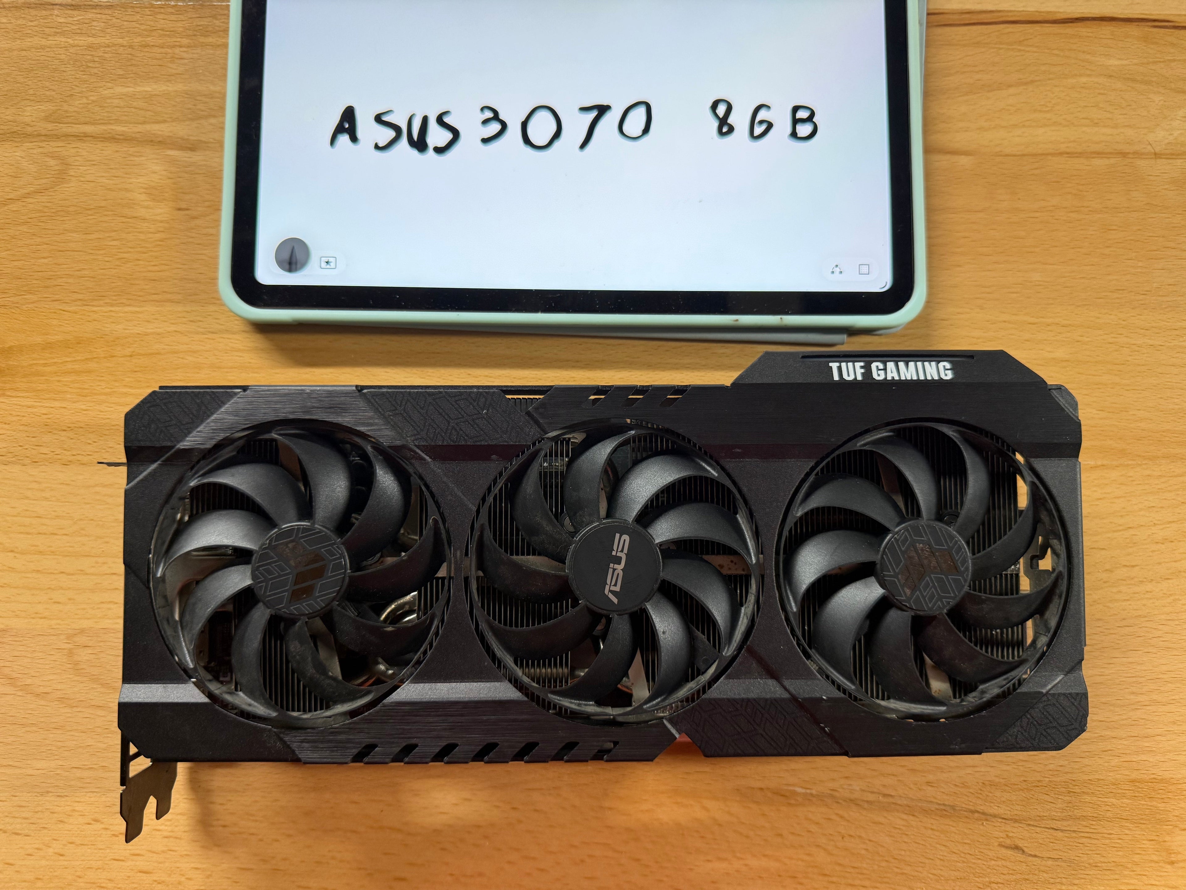 ASUS is Tuf 3070 8GB