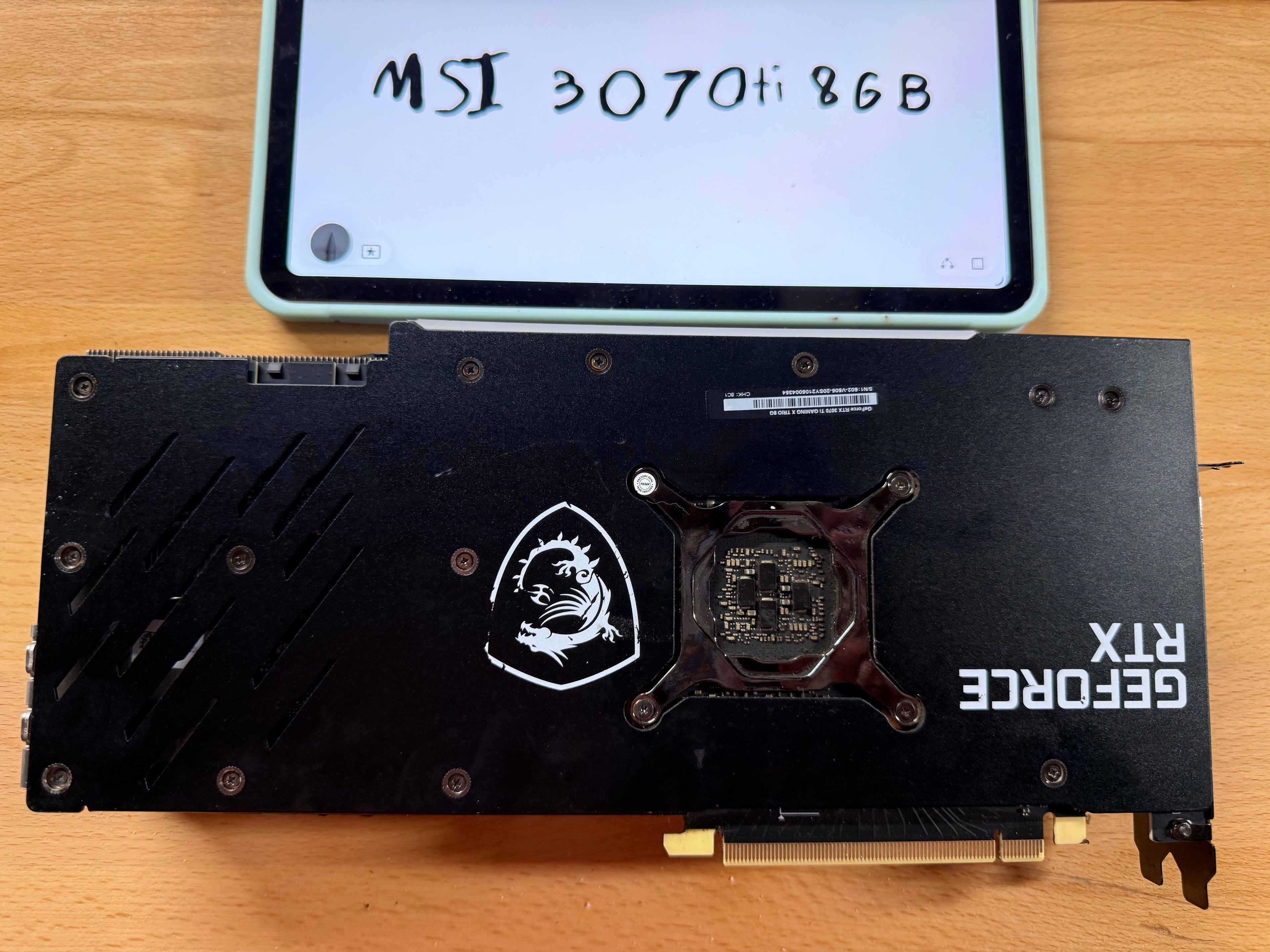 MSI Suprim 3070ti 8GB